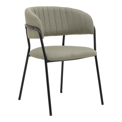 Scaun Morel, stofa si metal, 55x55x76 cm