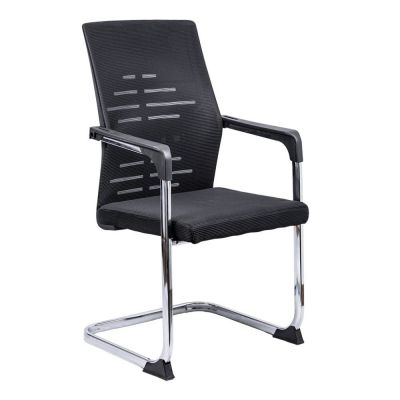 Scaun vizitator din mesh cu cadru tip sanie OFF 807 negru Scaun vizitator din mesh cu cadru tip sanie OFF 807 negru