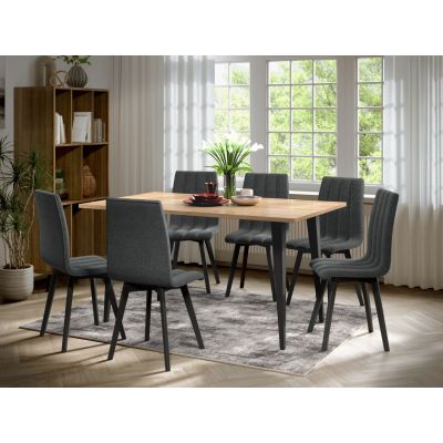 Set Masa Sorento + 6 Scaune Karma Gri
