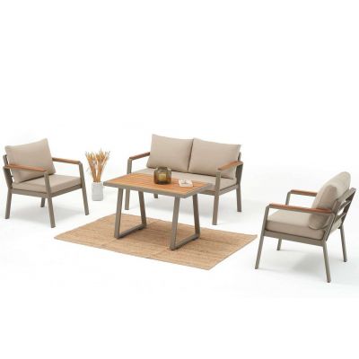 Set mobilier de gradina, Hanah Home, Parma, Bej