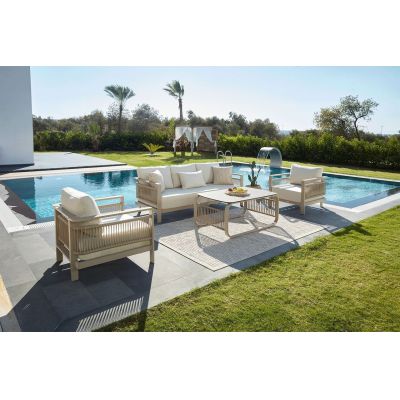Set mobilier de gradina, Hanah Home, Venedik, Bej