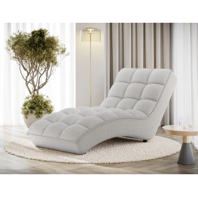 Sezlong living ELTAP, LOR-01ROY, Loren, 170x85x85 cm, poliester, alb