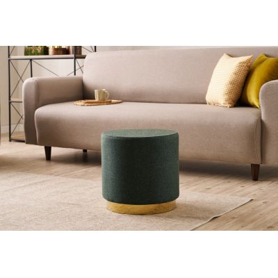 Taburet, Atelier del Sofa, 825BLC5148, Lemn, Verde