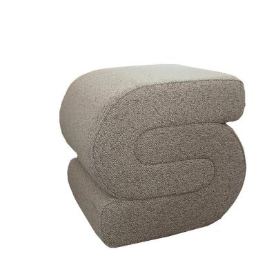 Taburet BRASEL 48 x 42 CM - Beige