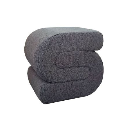 Taburet BRASEL 48 x 42 CM - Grey