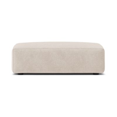 Taburet crem din material textil Jodie – Micadoni