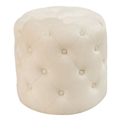 Taburet Seval, crem, 49x47 cm