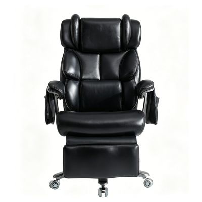 XXL Scaun de birou ergonomic, Negru | Aosom Romania