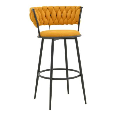 Alkia I taburet de bar, galbena, 50x56x95 cm - Galben