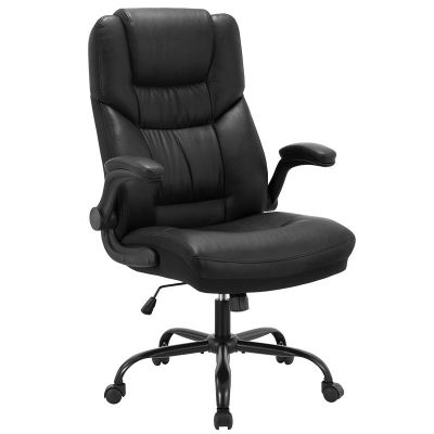 Director scaun de birou Stellar pu, Negru, 70x77x110 cm - Negru