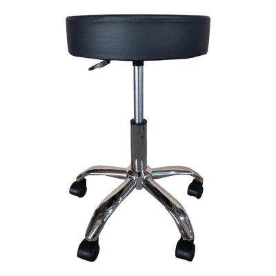 Scaun birou/lucru cu roti Tebere, Negru, 35x35x45-57 cm - Negru