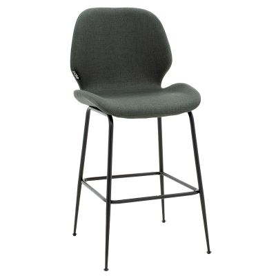 Scaun de bar Impel, Bej - Gri, 61x48x103 cm - Gri