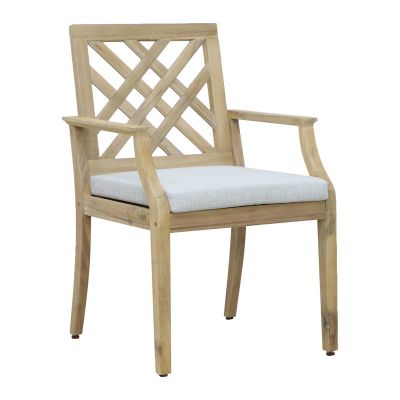 Scaun de gradina Bolen, Bej, 59x63x89 cm - Natur