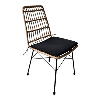 Scaun de gradina Naoki, Maro, 45x60x83 cm - Negru