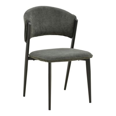Scaun Dolez, Stofa, 49x59x82 cm - Antracit