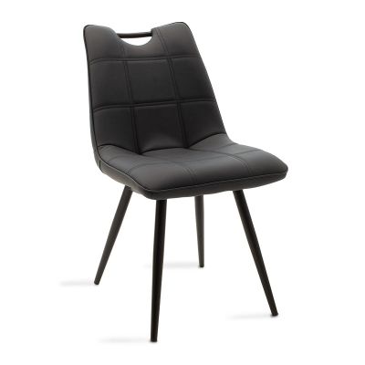 Scaun Nely, 47x61x85 cm - Negru