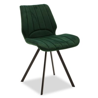 Scaun Sabia, Verde inchis, 58x46x80 cm - Verde