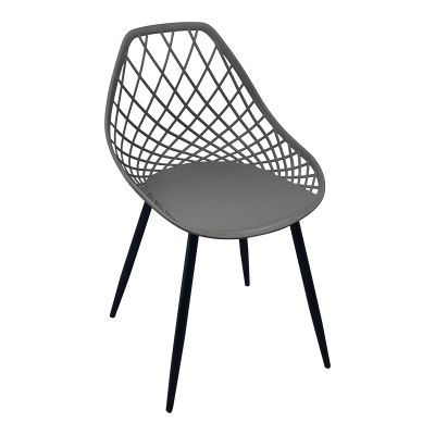 Scaun Suan, Metal, 49x51x86 cm - Antracit