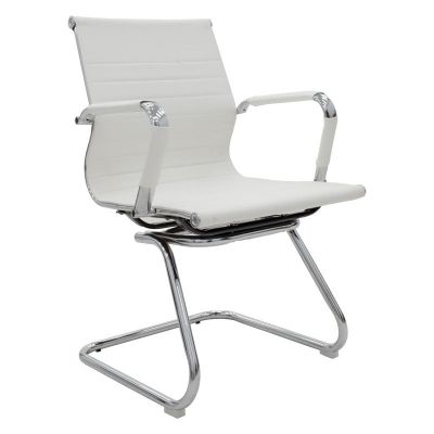 Scaun Valter PU 55x52x95cm - Alb