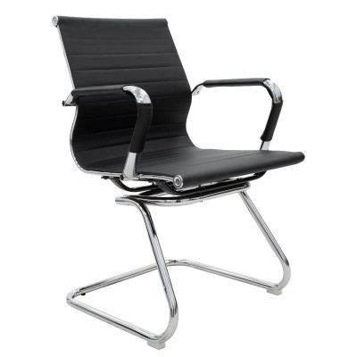 Scaun Valter PU 55x52x95cm - Negru