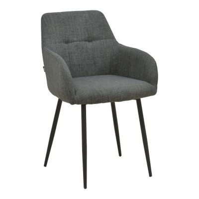 Scaun Zerfia, Stofa, 43x60x85 cm - Antracit