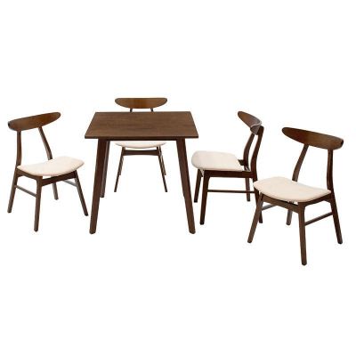 Set de Masa Benson - Orlean 5 piese 80x80x75cm - Nuc