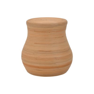Taburet Bulaten Boho, Natural, 45x45x45 cm - Natur