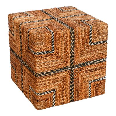Taburet Lerkmon Boho, Natural, 40x40x40 cm - Natur
