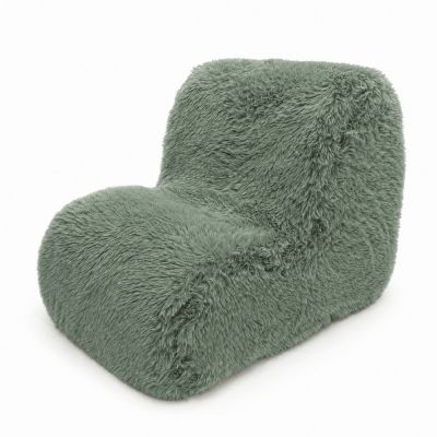 Fotoliu de copii verde salvie Mammoth – Meowbaby
