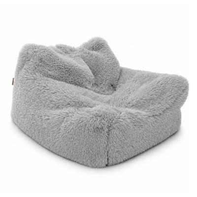 Fotoliu puf pentru copii alb Mammoth – Meowbaby