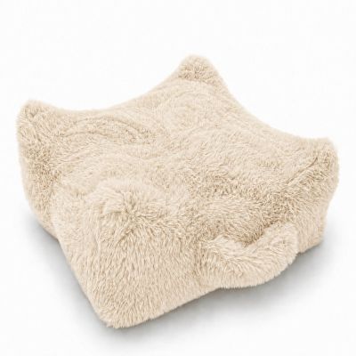 Fotoliu puf pentru copii bej Mammoth – Meowbaby