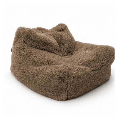 Fotoliu puf pentru copii maro coniac Mammoth – Meowbaby