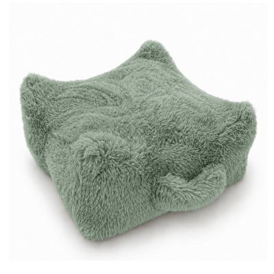 Fotoliu puf pentru copii verde salvie Mammoth – Meowbaby