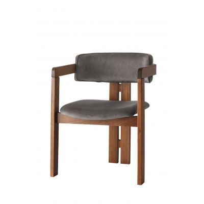 Scaun CO - 029, Nuc - Antracit, 58x49x76 cm - Nuc - Antracit