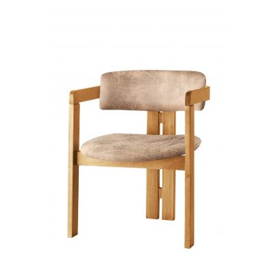 Scaun CO - 041, Stejar - Bej, 58x49x76 cm - Stejar - Bej