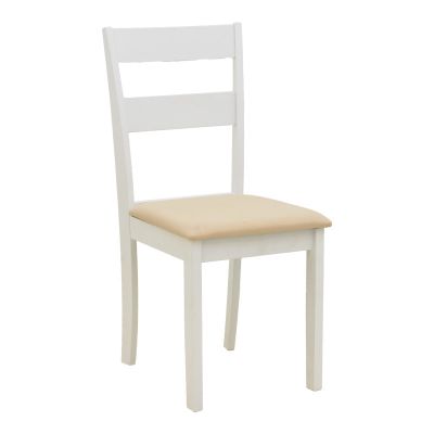 Scaun Dallan chair, Alb - Natural, 40x48x89 cm - Alb