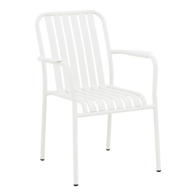 Scaun de exterior Vista stivuibil, aluminiu, Diverse culori, 62x60x84 cm - Alb