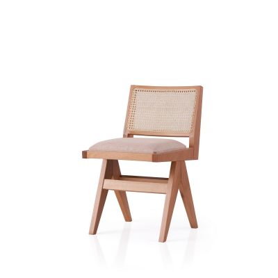 Scaun Form - 4301, Stejar - Bej, 45x60x77 cm - Stejar - Bej