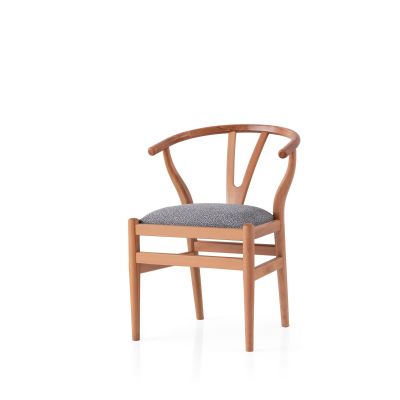 Scaun Magma - 4402, Stejar - Albastru deschis, 57x58x78 cm - Stejar - Albastru