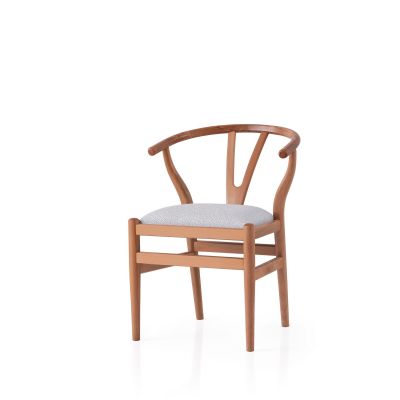 Scaun Magma - 4403, Stejar - Crem, 57x58x78 cm - Stejar - Crem