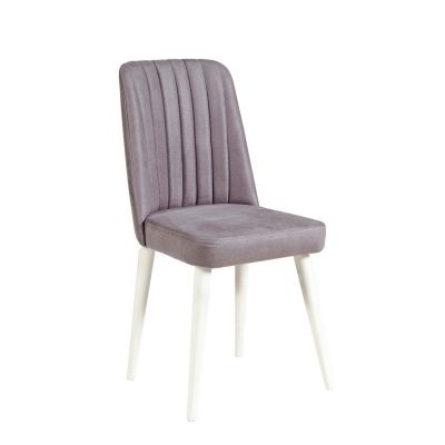Scaun Stormi Sandalye Wht, Diverse culori, 47x46x89 cm - Alb - Gri