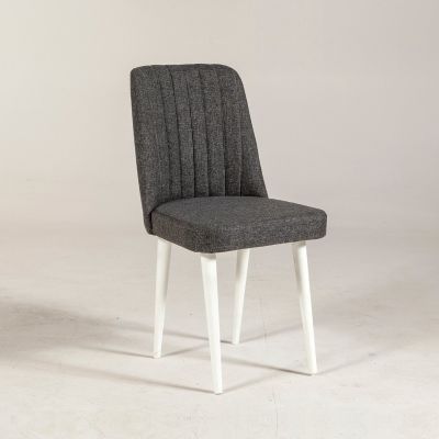 Scaun Vina Sandalye, Diverse culori, Diverse dimensiuni - Alb - Antracit / 47x46x89 cm