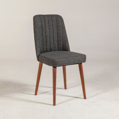 Scaun Vina Sandalye, Diverse culori, Diverse dimensiuni - Nuc - Antracit / 47x46x89 cm