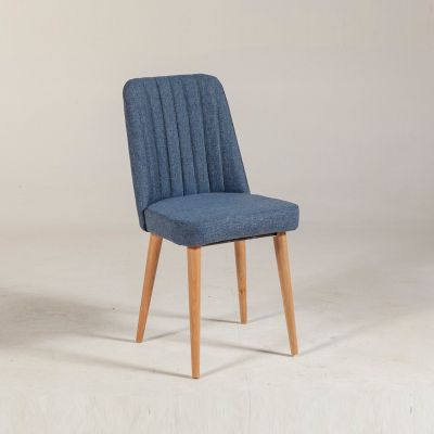 Scaun Vina Sandalye, Diverse culori, Diverse dimensiuni - Pin atlantic - Albastru închis / 47x46x89 cm