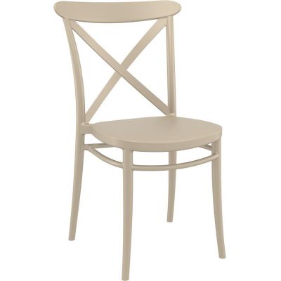 Set 4 scaune N00001, Cappuccino, 51x51x87 cm - Cappuccino