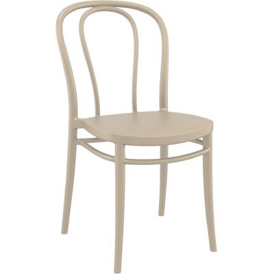Set 4 scaune N00004, Cappuccino, 45x52x85 cm - Cappuccino