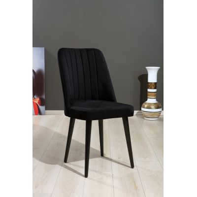Set de scaune Polo, Diverse culori, Diverse configurații, 46x45x92 cm - Negru / 4 bucăți