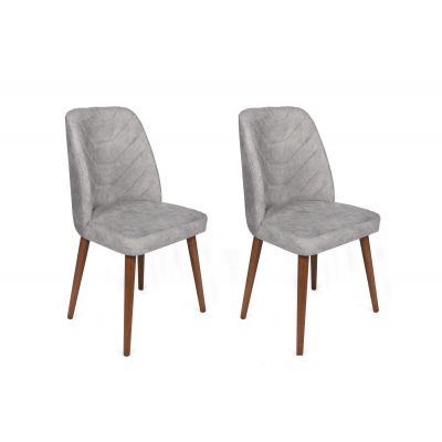 Set scaune (2 bucăți) Dallas Chair Set (2 Pieces), Bej, 50x90x49 cm - arsiv8