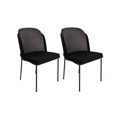 Set scaune (2 bucăți) Dore Chair Set (2 Pieces), Muştar, 54x86x55 cm - arsiv