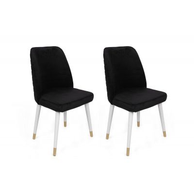 Set scaune (2 bucăți) Hugo Chair Set (2 Pieces), Negru, 50x90x49 cm - arsiv3